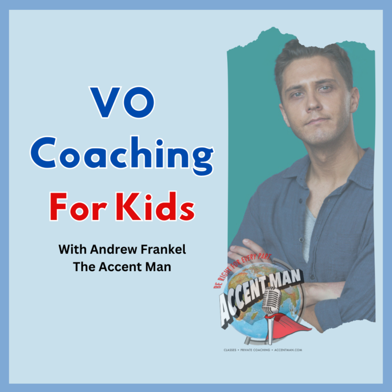 Logo for Andrew Frankel Accent Man For Kids