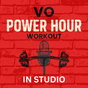 VO Power Hour Logo - In studio