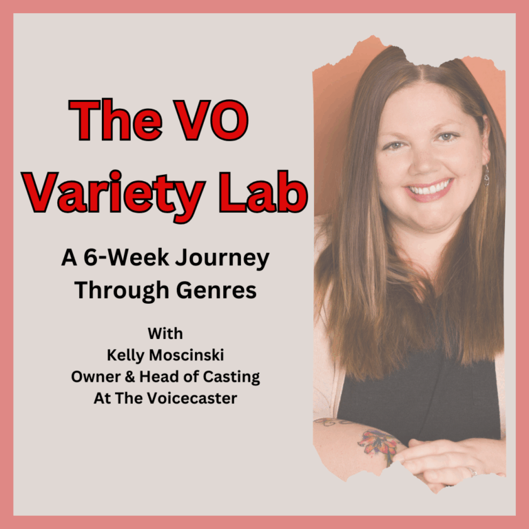 VO Variety Lab Logo with Kelly Moscinski